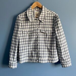 NWOT Autres Filles Checkered Women's Jacket